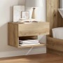 vidaXL Wand-Nachttische 2 Stk Artisan-Eiche 856823_2
