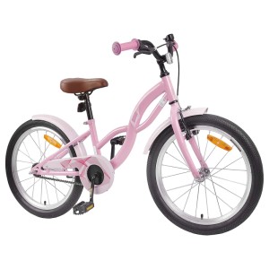 vidaXL Kinderfahrrad 20 Zoll für 6-11 Jahre Alt Hellrosa 42009666