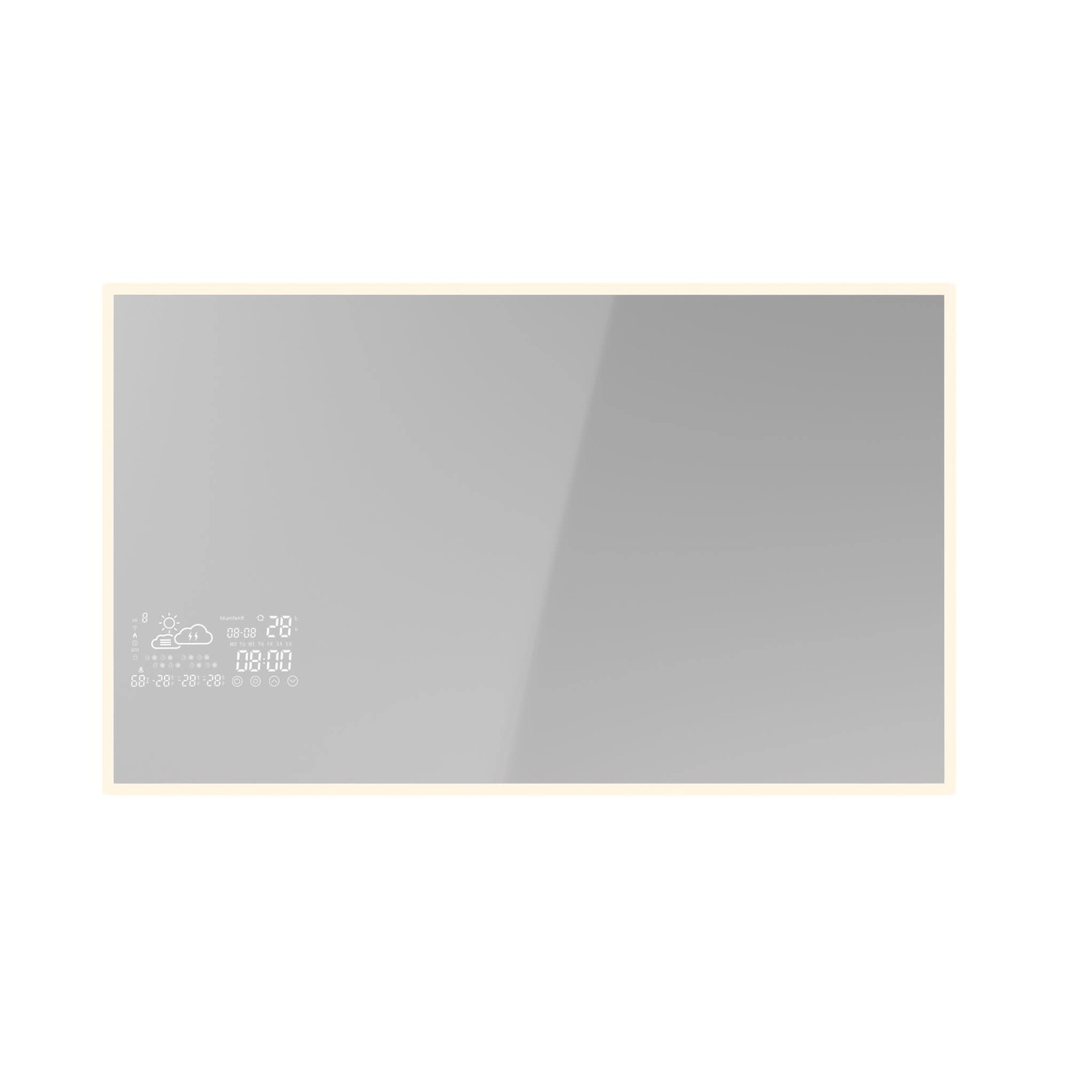 Blumfeldt Infrared Heater Smart Mirror Infrarotheizung Wandmontage App Steu günstig online kaufen