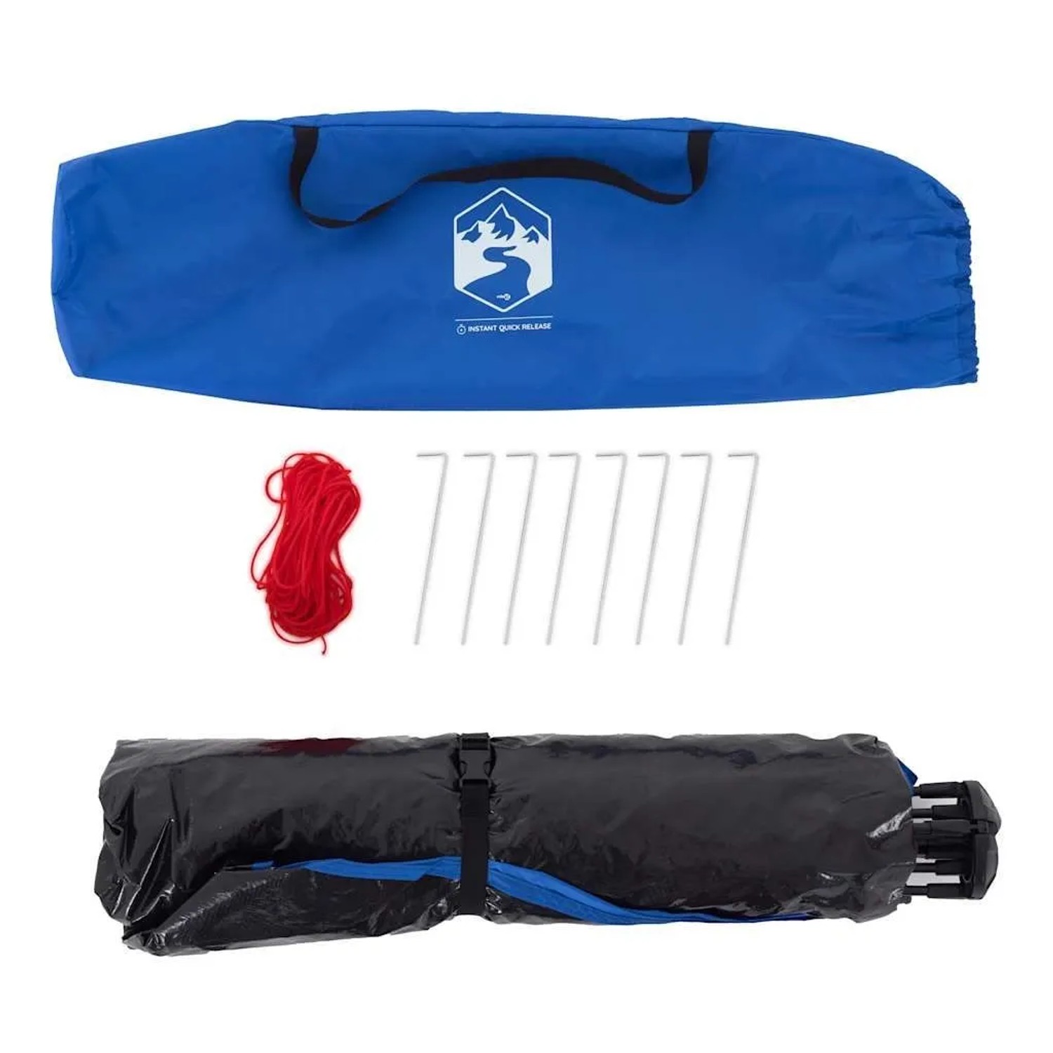 vidaXL Strandzelt 2 Personen Azurblau Quick Release Wasserdicht 4005296_10