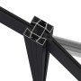 ZacAlu Zaunpfosten aus Aluminium, anthrazit, mit Schwalbenschwanznuten für flexible Zaunbau-Lösungen.