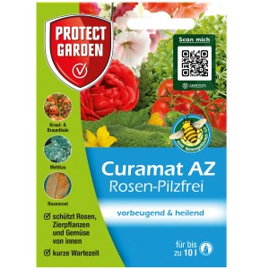 Protect Garden Curamat AZ Rosen-Pilzfrei: Mittel gegen Pilzbefall an Rosen, Zierpflanzen und Gemüse.