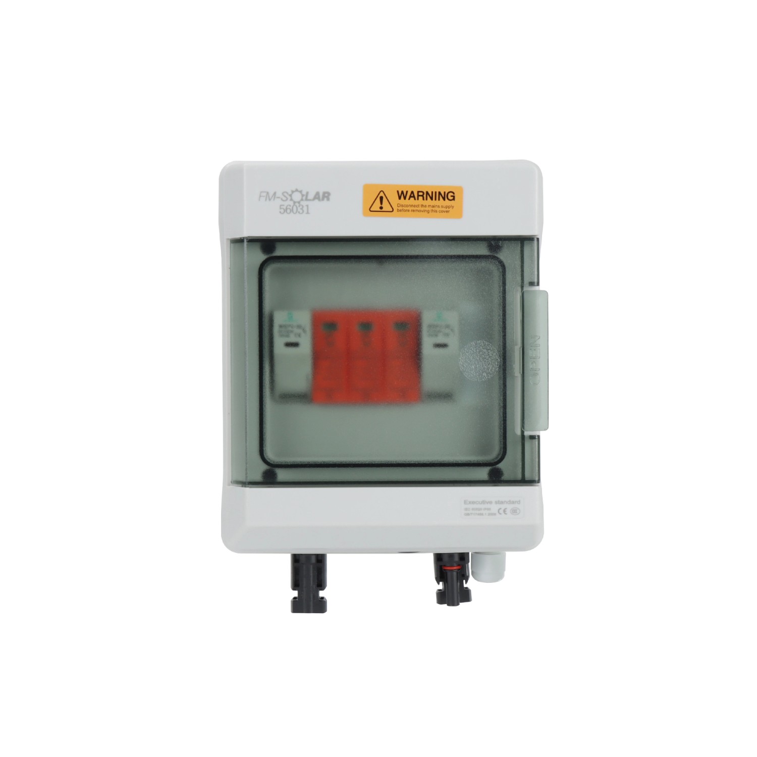 FM-SOLAR DC-Anschlussbox mit T1+T2 Überspannungsschutz 1/1 1000V Generatoranschlusskasten