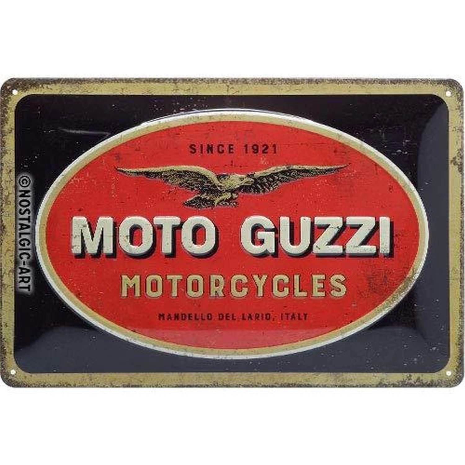 Nostalgic-Art Blechschild 20 x 30cm - Moto Guzzi - Logo günstig online kaufen