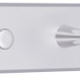Siro Hakenleiste SM8164, Chrom-Matt, 400mm mit 5 Haken aus Kunststoff im Metalleffekt.