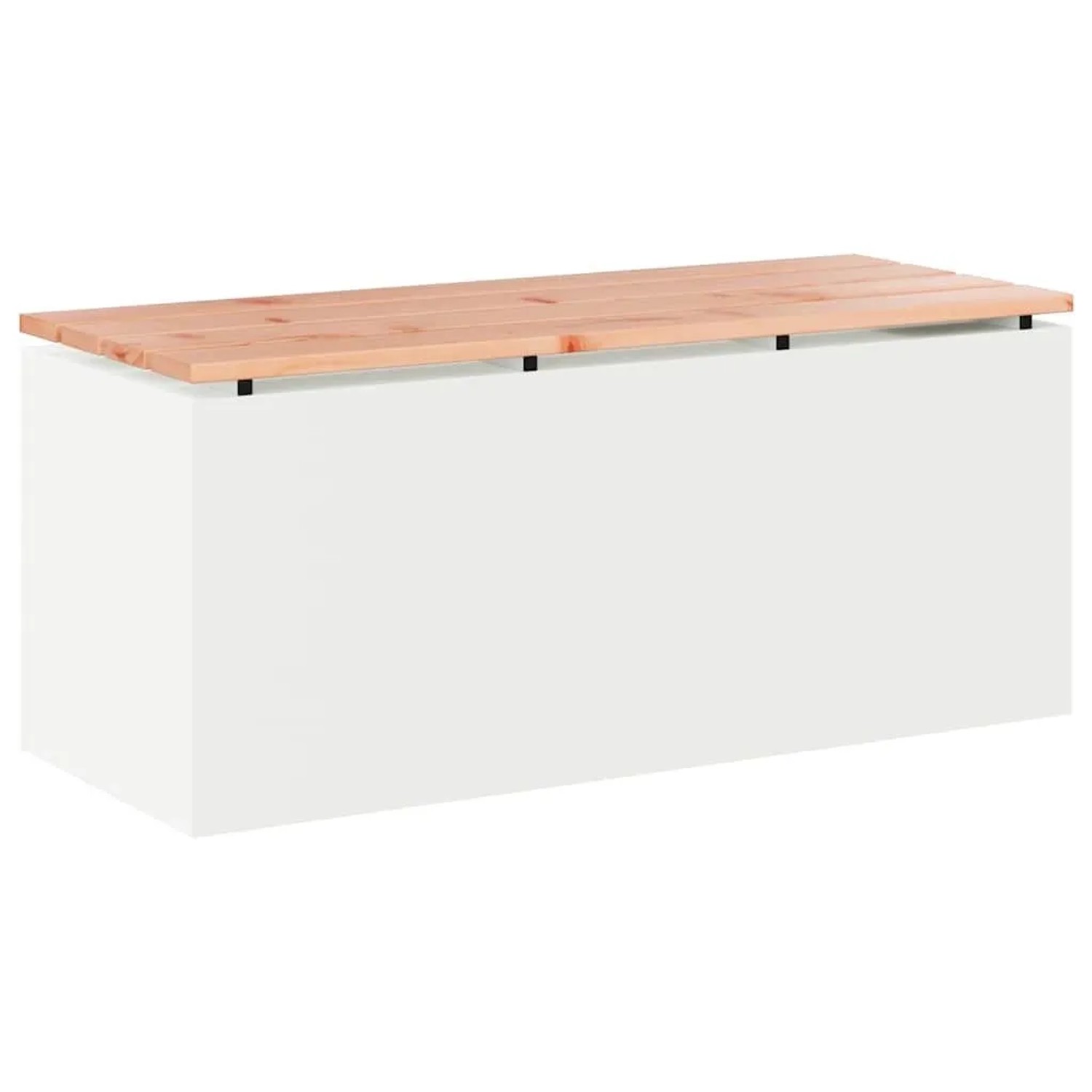 vidaXL Gartenbank Weiß 100 x 40 x 43 cm 874906 günstig online kaufen