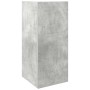 Hoher vidaXL Beistelltisch mit Ablage in Betongrau, Holzwerkstoff, 60 cm hoch, Betonoptik.
