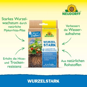 Neudorff MyccoVital Wurzelfit: Mykorrhizza-Granulat für gesundes Pflanzenwachstum und verbesserte Nährstoffaufnahme.