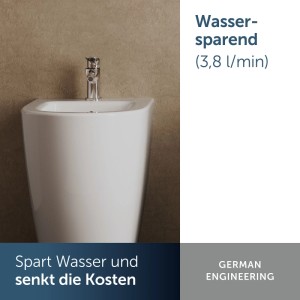 Ideal Standard Alero Bidetarmatur Auslaufhöhe 95 mm Chrom
