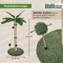 TRUTZHOLM Kratzbaum Palme, 85cm hoch, mit Sisalstamm und Frottee-Details für Katzen.