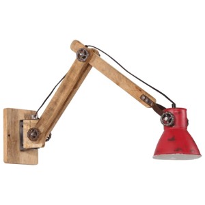 vidaXL Wandleuchte 25 W Rot 96x15x20 cm E27 371843