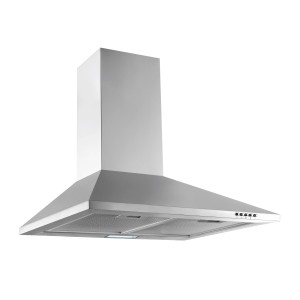 Respekta Kaminhaube aus Edelstahl für Küchenblock Merle 250 cm.