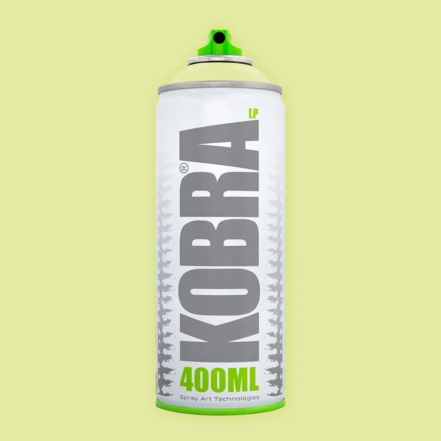 Kobra LP Buntlack Spray 400ml in Pastell Limettengrün Matt. Sprühdose für DIY-Projekte.
