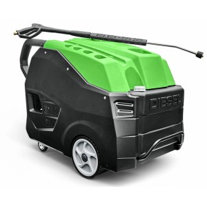 DeTec. Heißwasser Hochdruckreiniger, 210 Bar, 400V, mit Rädern und Zubehör.