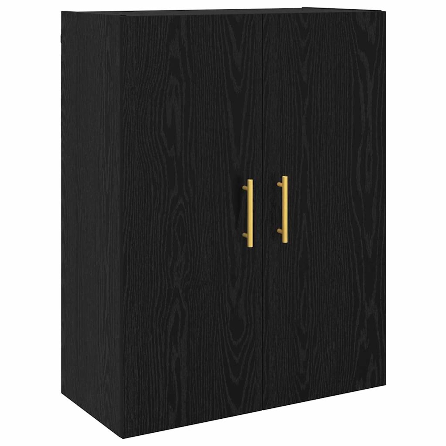 vidaXL Wandschrank Schwarz 69,5 x 34 x 90 cm Holzwerkstoff 879515 günstig online kaufen