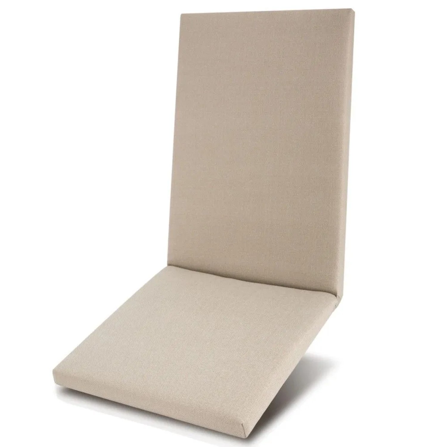 Beautissu QD-HL Hochlehner 122x48x5,5cm Beige