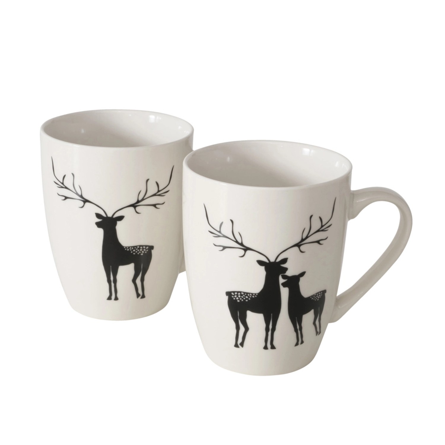 Boltze Tasse Wilbur 2-fach Sortiert Wei...