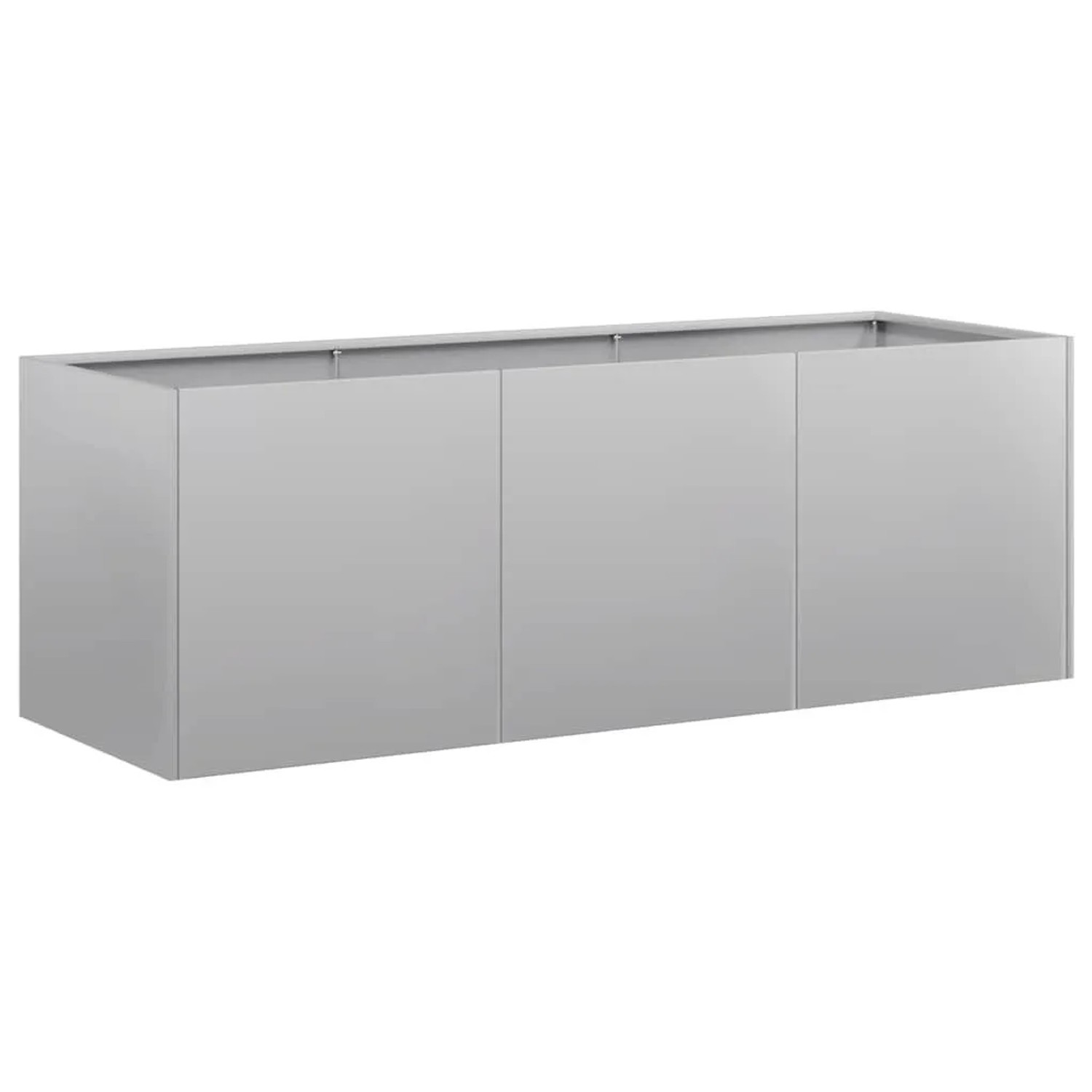 vidaXL Pflanzkübel 120x40x40 cm Verzinkter Stahl 860680