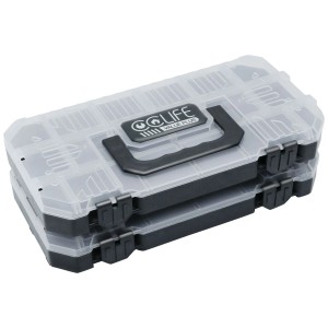 CCLIFE Sortimentskasten 2 tlg mit Innenteiler für Kleinteile