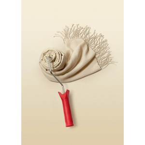 Schöner Wohnen Trendfarbe Cashmere matt 5 l mit Farbroller und Farbfächer.