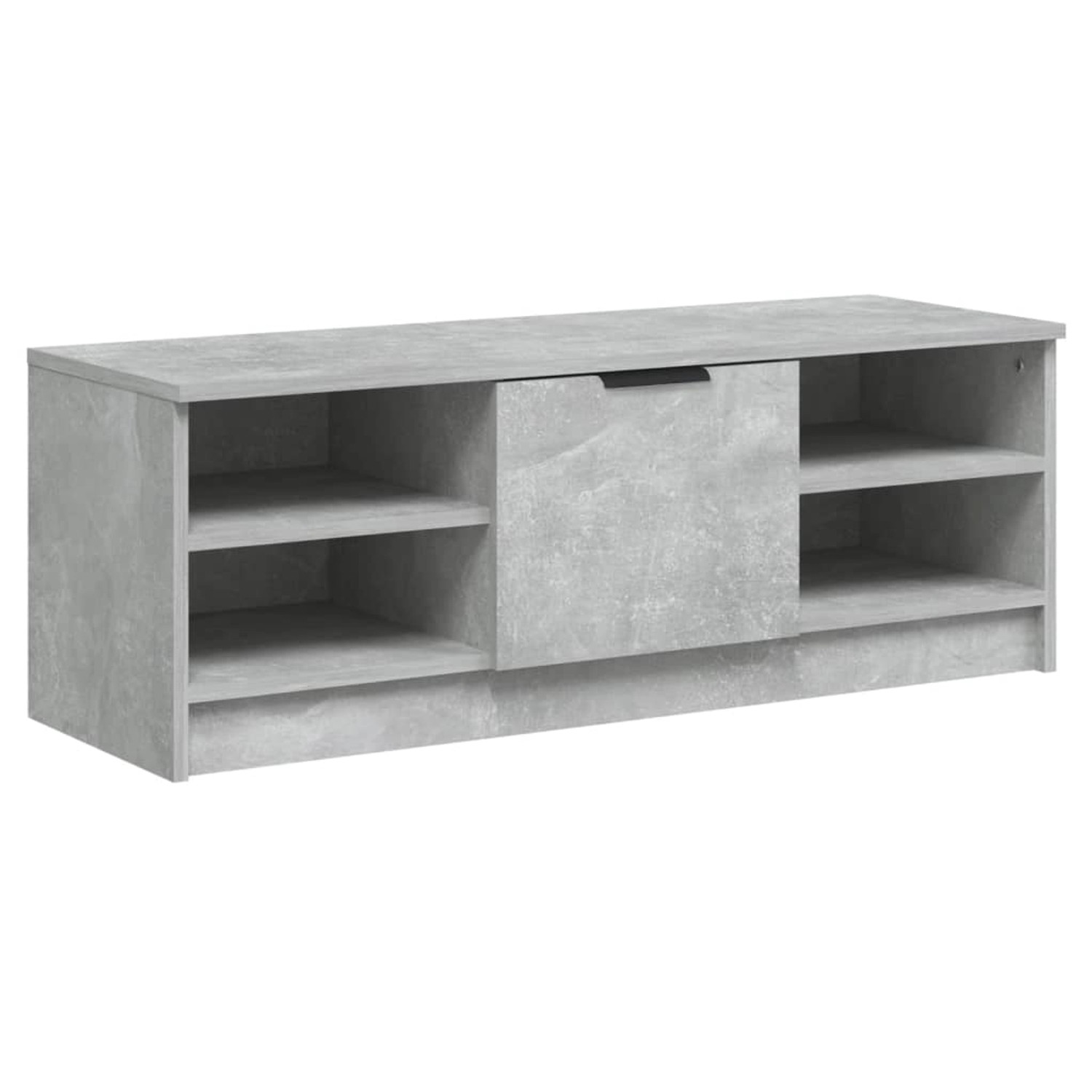 vidaXL TV-Schrank Betongrau 102x35,5x36,5 cm Holzwerkstoff 811371