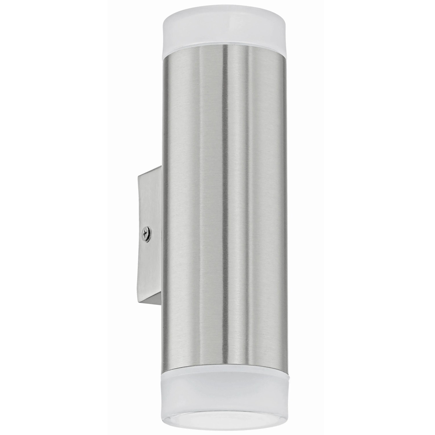LED Außenwandleuchte IP44 inkl. GU10 2-flammig Edelstahl
