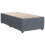 Boxspringbett vidaXL, dunkelgrau, 100x200 cm, mit Lattenrost. Bett für erholsamen Schlaf.