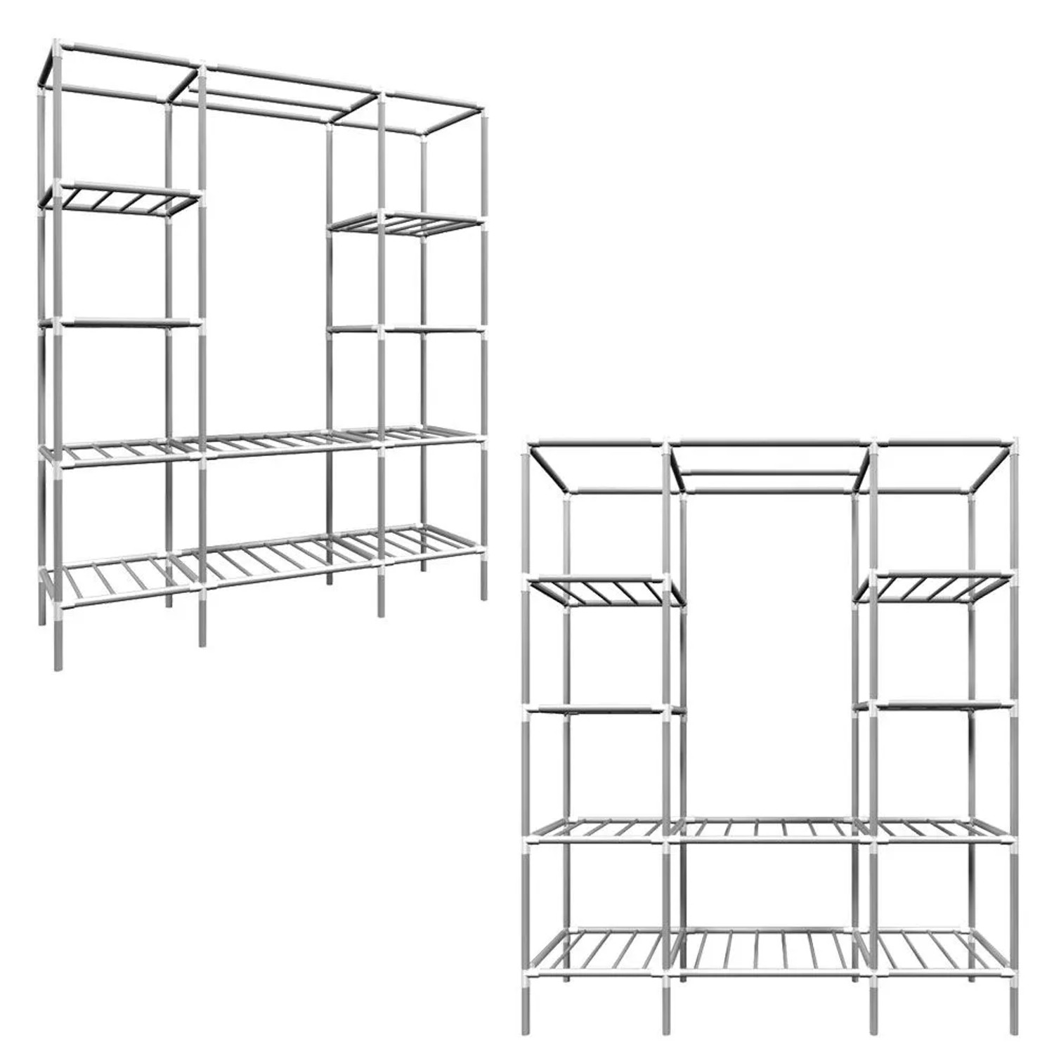 eyepower Kleiderschrank XXL 178 x 148 x 44,5 cm kaufen bei OBI