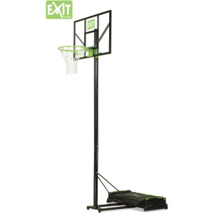 EXIT Comet Basketballkorb, grün/schwarz, höhenverstellbar und versetzbar für Spiel & Spaß im Garten.