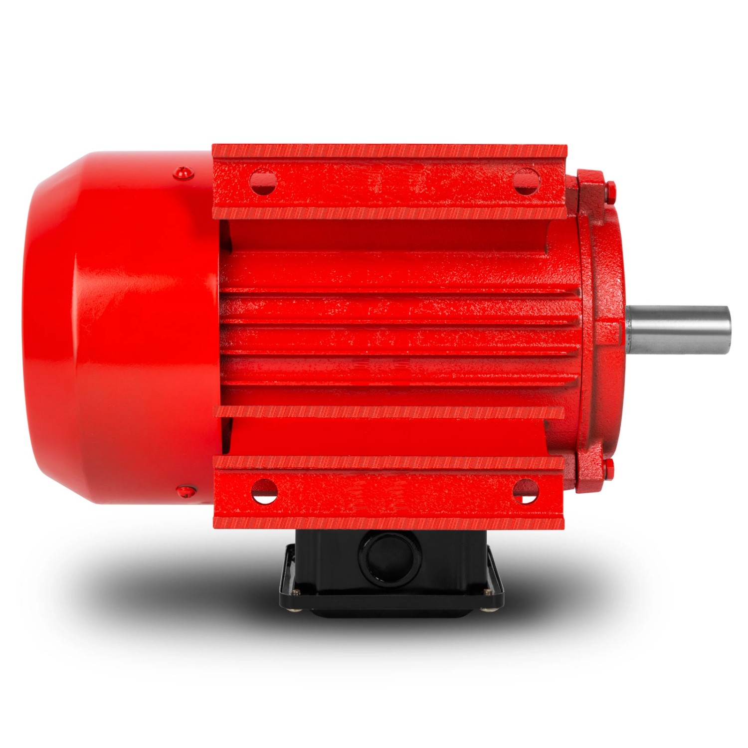 Roter EBERTH Elektromotor 400V mit 2,2kW Leistung, 3-Phasen Drehstrommotor für Werkzeugmaschinen.