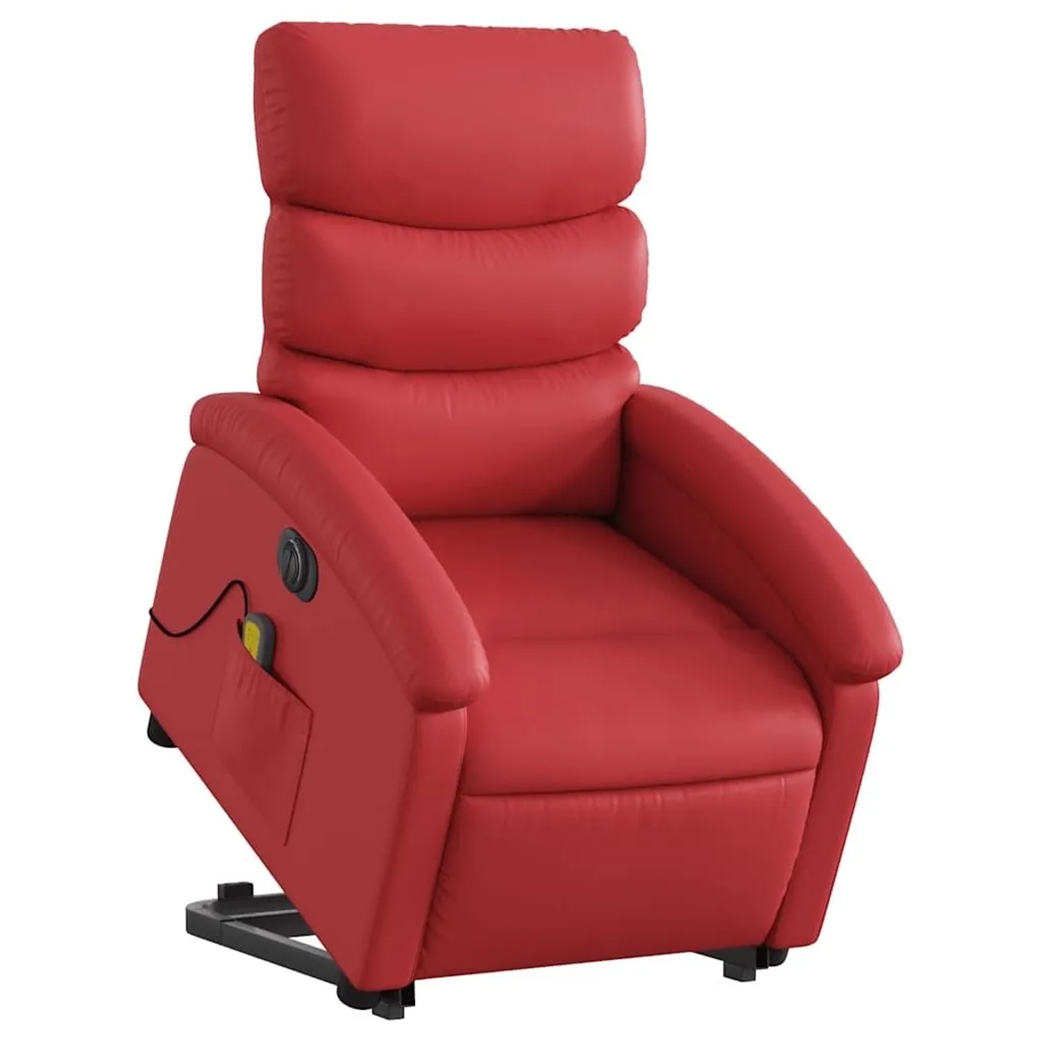 vidaXL Massagesessel mit Aufstehhilfe Elektrisch Rot Kunstleder 3204066 günstig online kaufen