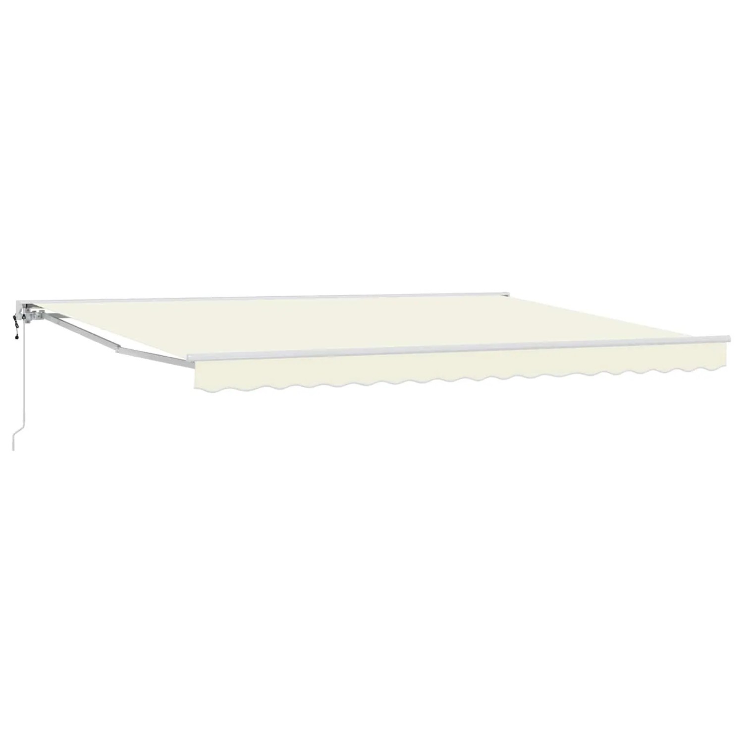 vidaXL Elektrische Ausziehbare Markise Creme 4,5 x 3,5 m 3421048