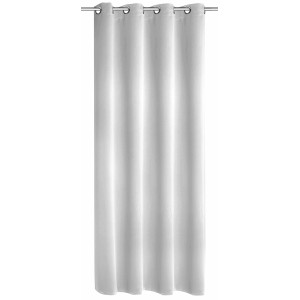 Blickdichter, offwhite Ösenschal Mia, 245x140 cm, geeignet für Gardinenstangen.