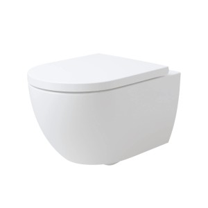 Stilform Spülrandloses Dusch-WC SOHO 4.0 mit Abnehmbarem Softclose Sitz Taharet