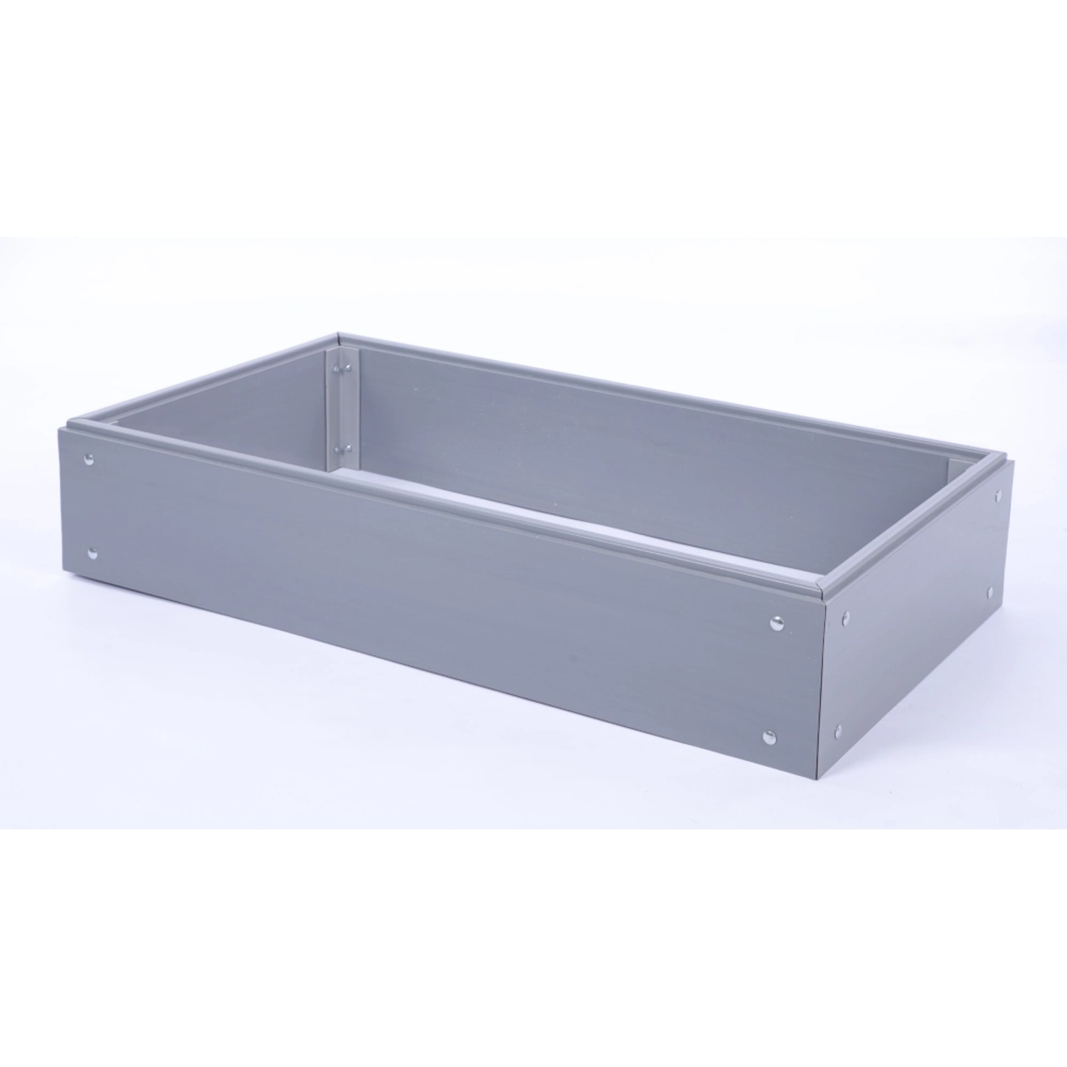 PROREGAL Hochbeete Growline Plast HxBxT 21x140x60cm 1 Ebene Grau günstig online kaufen