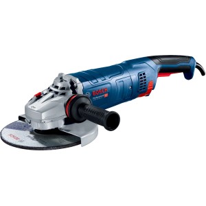 Bosch Professional Winkelschleifer GWS 24-230 JZ mit 2400 W Leistung und Anti-Vibrationshandgriff.
