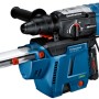 Bosch Professional GDE 18V-26D Akku-Staubsauger mit Bohrmaschine für staubfreies Arbeiten.