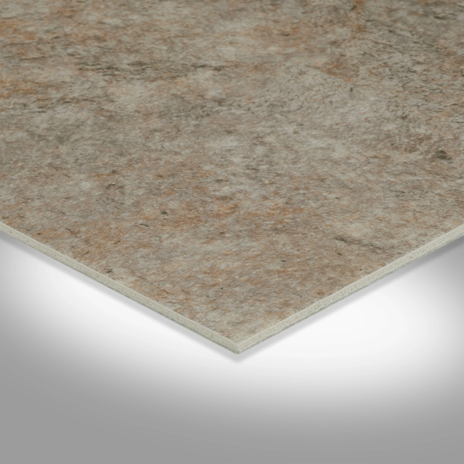 BRICOFLOR Fußbodenbelag Steinoptik Beige PVC Boden Meterware CV Belag