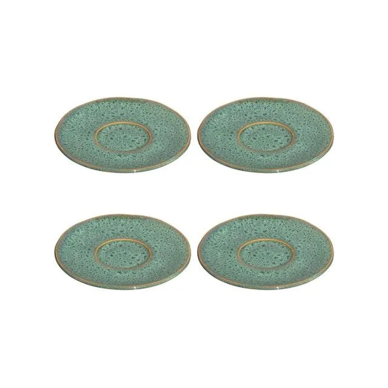 Leonardo Matera Espressountertasse 11 cm 4er Set Grün