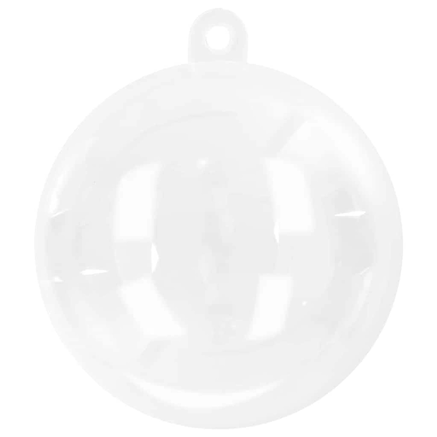 vidaXL Weihnachtskugel-Set 100 Stk Transparent Ø 10 cm 42018890
