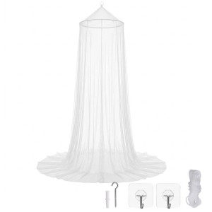 Sekey Moskitonetz Bett Insektenschutz für Einzel- und Doppelbett Fliegennetz 60x220x850cm Einzel Baldachin für Schlafzimmer Reise und Kinderzimmer