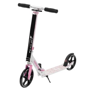 Hauki Cityroller Scooter Pink Klappbar/Höhenverstellbar XXL-Räder