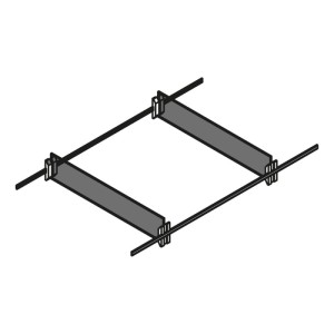 Fackelmann Schubladen-Abtrenner 8-tlg. für Badmöbel, bestehend aus Glas-Trennen, Schubbefestigungen und Klipsen.