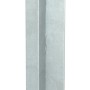 Pfostenträger aus Stahl für Aluminium-Pfosten zur Zaunmontage auf Beton.