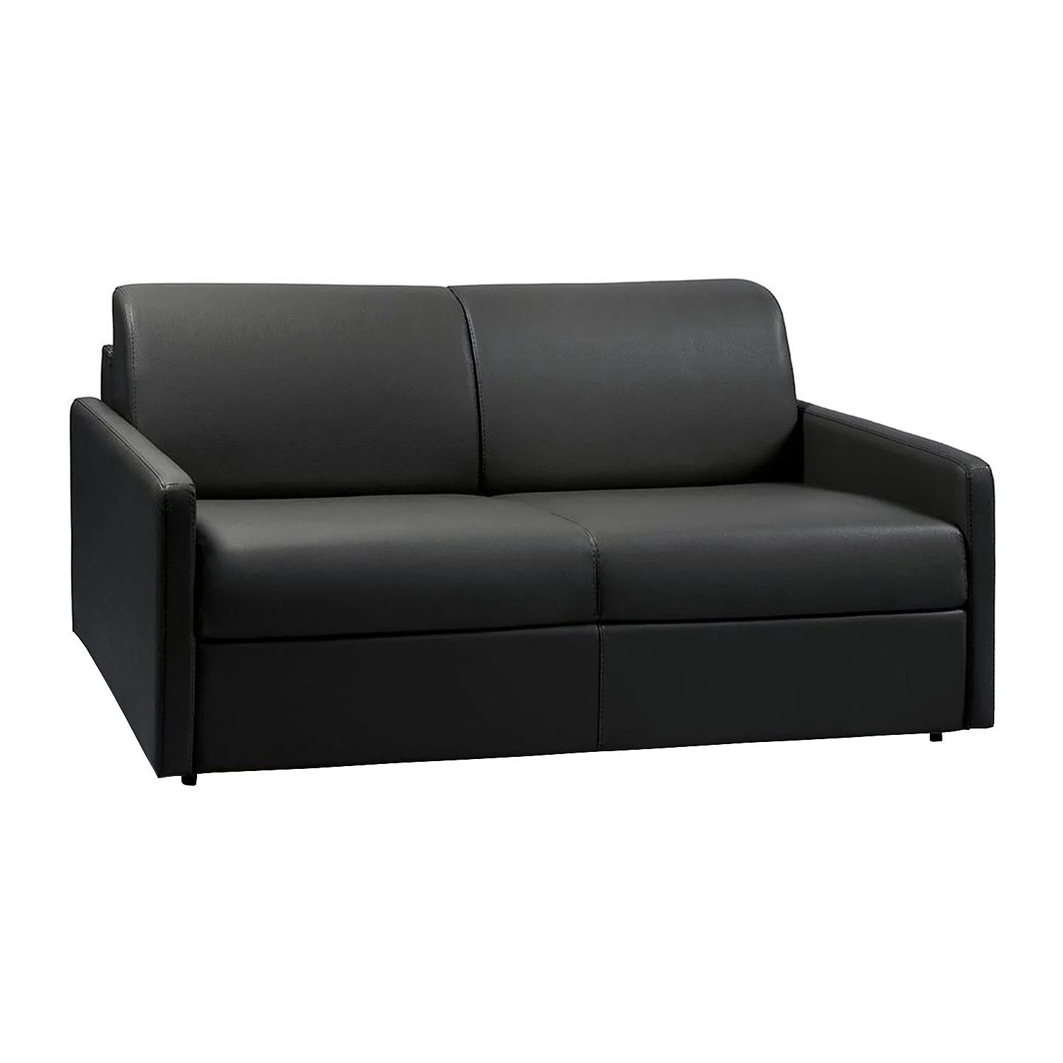 Vente-unique Schlafsofa Calife Schwarz 170 cm