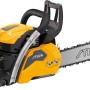 Stiga CS 750 Benzin-Kettensäge in Gelb/Schwarz mit 45 cm Schwert.