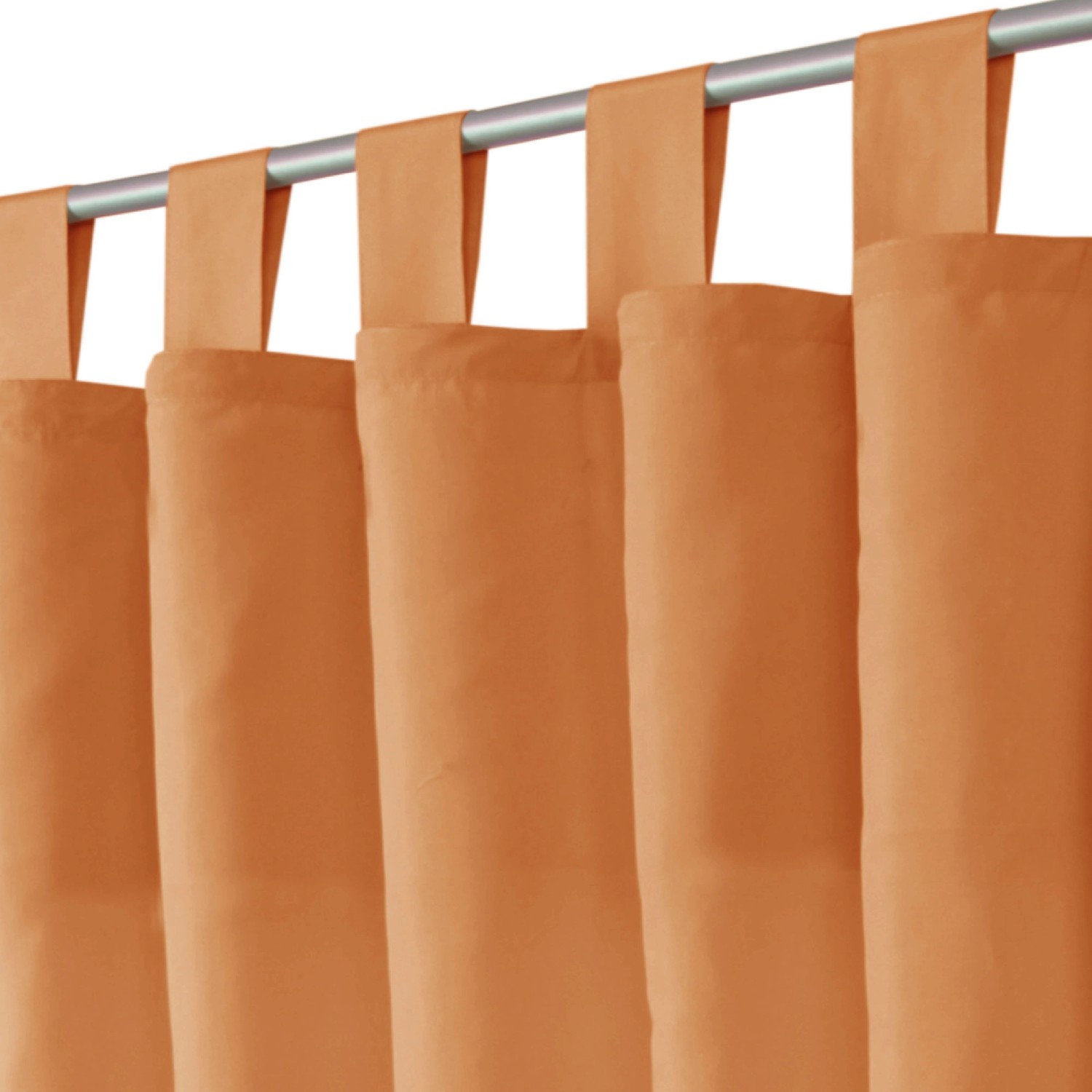 Bestlivings Dekoschal Ellen in Braun mit Schlaufenaufhängung, geeignet für Fenstervorhänge.