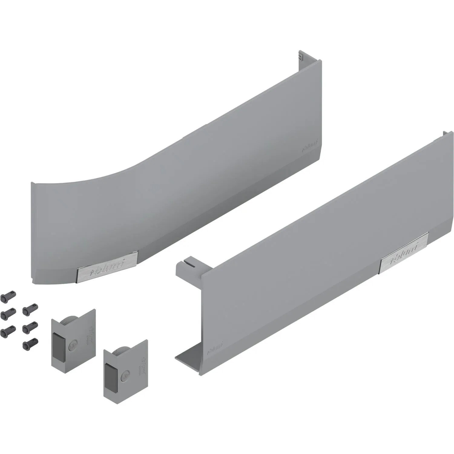 Blum Abdeckkappen-Set Aventos Hf Hs Hl top für Servo-Drive Kunststoff Grau