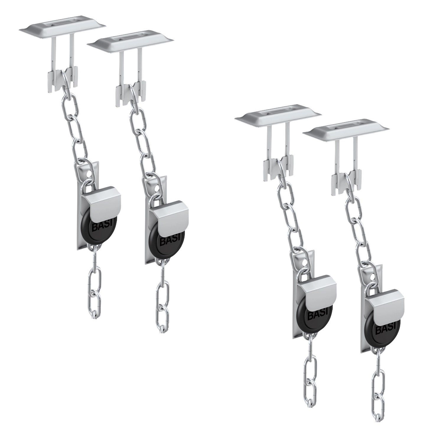 Basi - Gitterrostsicherung - GS 100 - für Kellerschächte - 2 VE - 2 Paar - 2X1620-0000