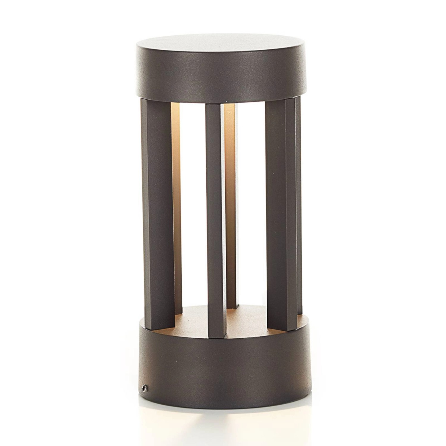 Thumbnail - Lindby LED Außenleuchte Jordis 9932013 Spritzwassergeschützt Modern in Schwarz aus Aluminium 1-flammig